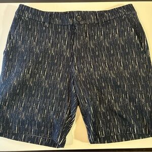 Postmarc Navy Patterned Shorts like new